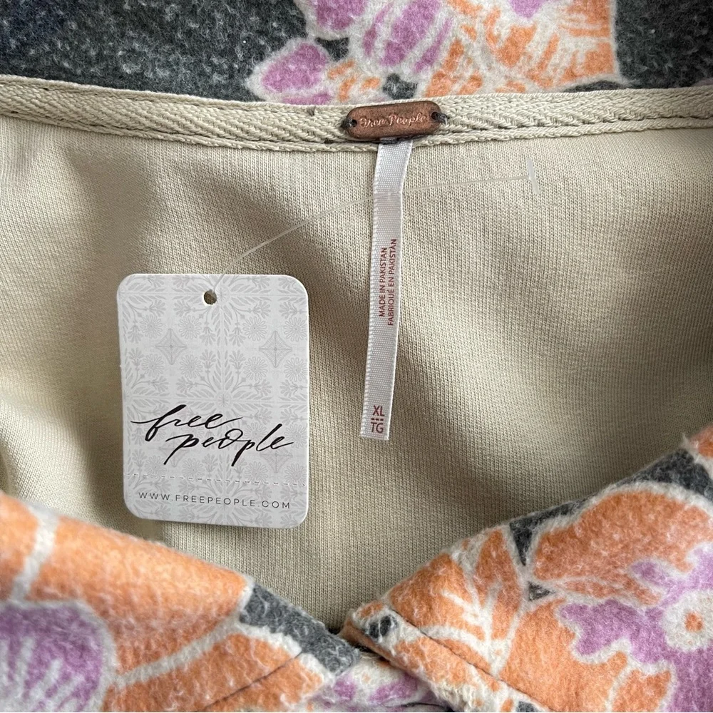 NEW Free People Printed Ruby Jacket - Picture 9 of 11